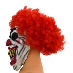 Halloween Redhead Big Mouth Clown Latex Mask