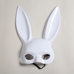 Party Decoration Halloween Bunny Girl Plush Mask
