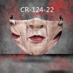 Halloween 3D Printed Outdoor Protective Dust And Haze Mask