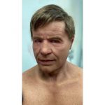 Face Wig Old Man Mask Headgear Halloween