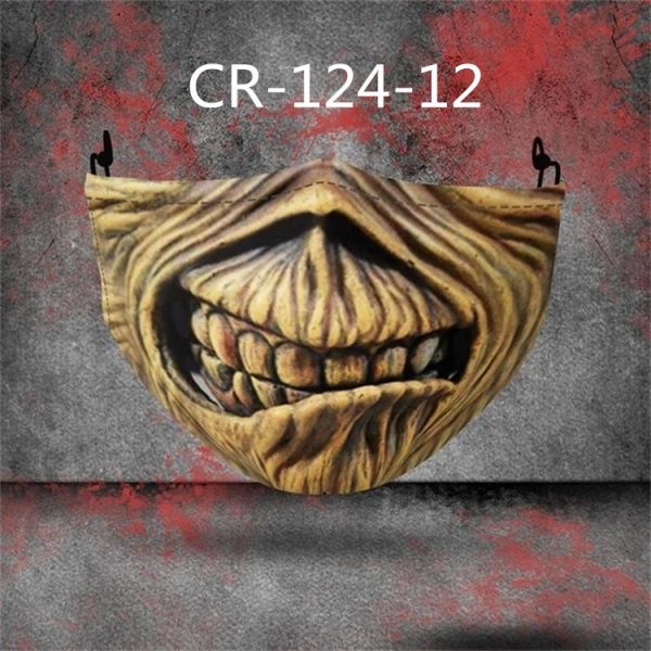 Halloween 3D Printed Outdoor Protective Dust And Haze Mask