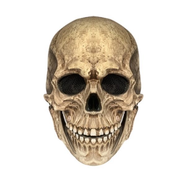 Halloween Movable Mouth Skull Mask Helmet Mouth Movable Skull Full Head Skull Mask