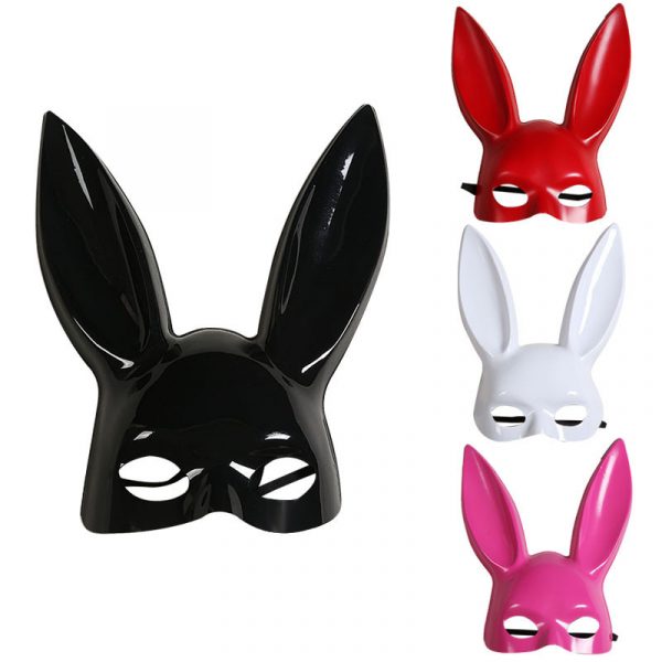 Party Decoration Halloween Bunny Girl Plush Mask