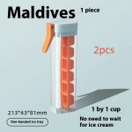 Ice Cube Mold Household Ice Maker Food Grade Press Ice Tray Ice Cube Maker Ice Tray Mold With Storage Box Kitchen Gadget