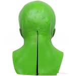 Halloween Party Green Alien Latex Mask