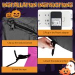 12ft Caped Pumpkin Man, Halloween Inflatable Decoration 12V