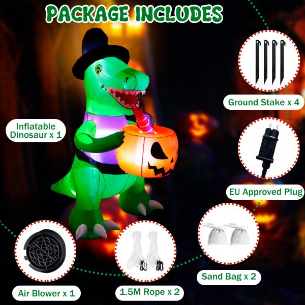 Halloween Pumpkin Dinosaur Inflatable Clothing