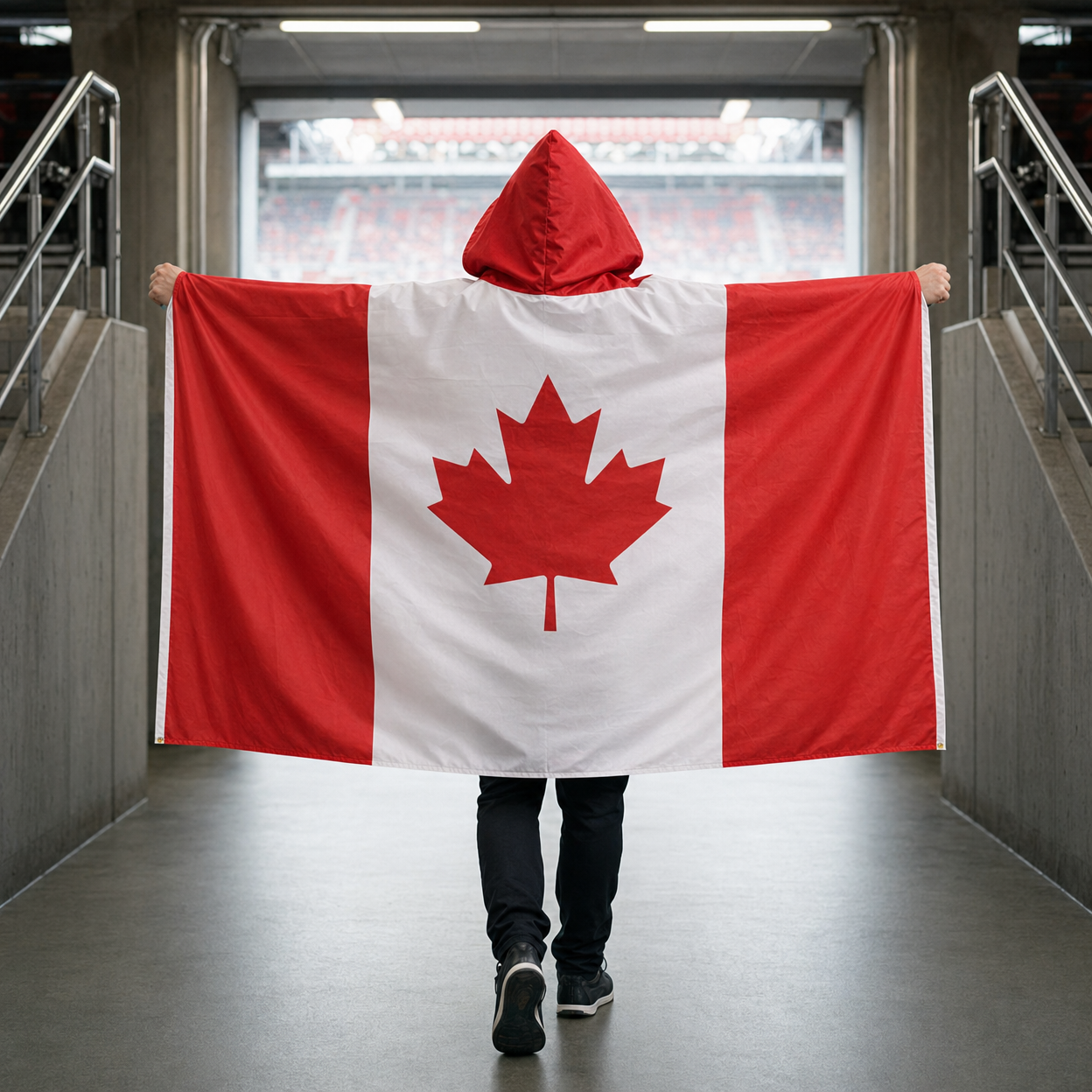 Sport Events Country Stadium Cape wearable Flag - Image 2