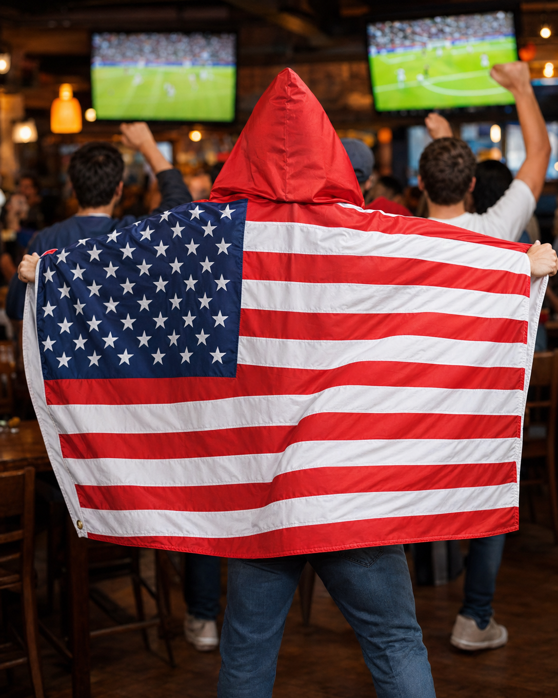 Sport Events Country Stadium Cape wearable Flag - Image 16