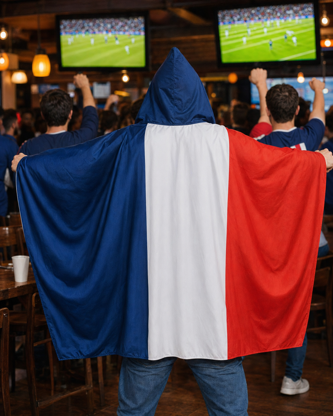 Sport Events Country Stadium Cape wearable Flag - Image 4