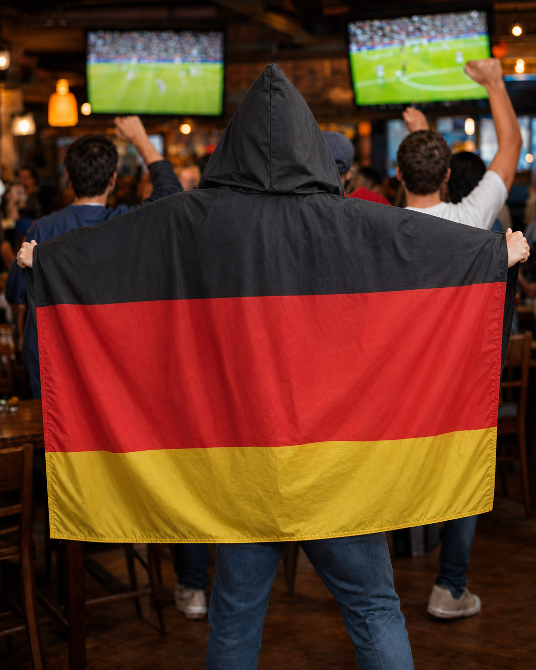 Sport Events Country Stadium Cape wearable Flag - Image 5